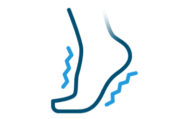 foot pain icon