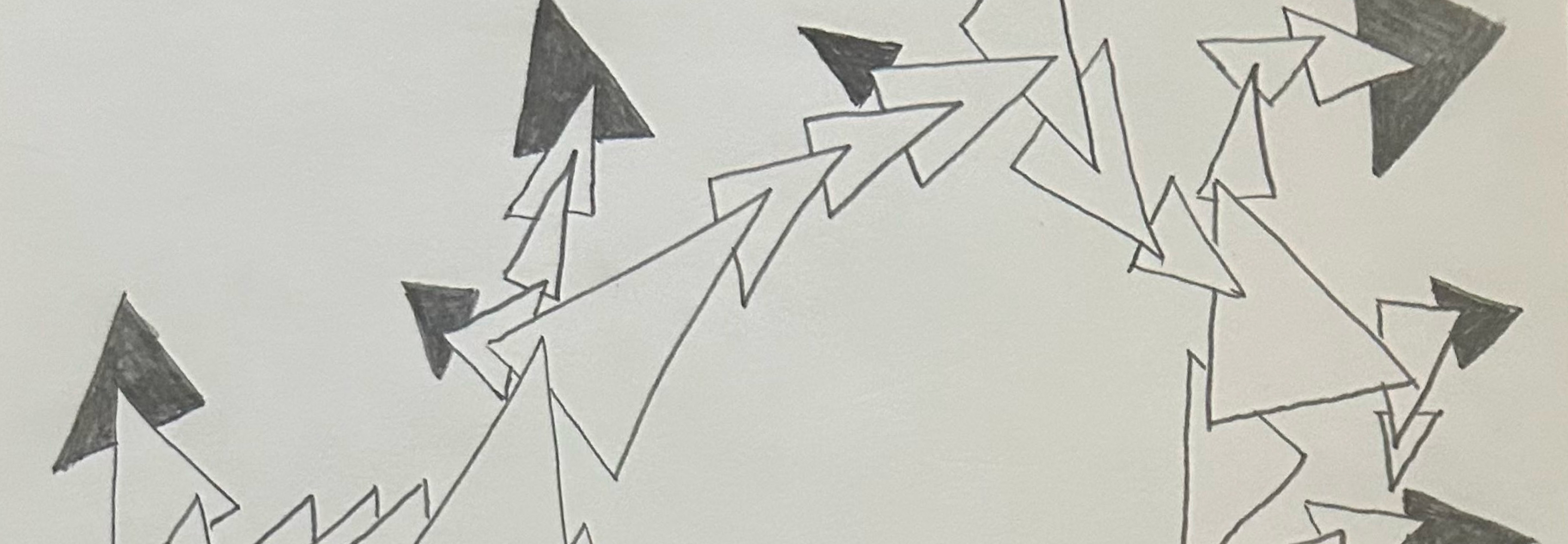 Black and white artwork by Mike H.