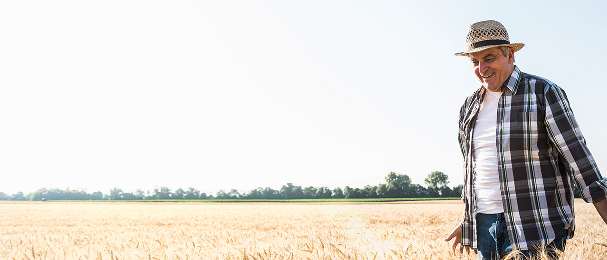 farmer with hat