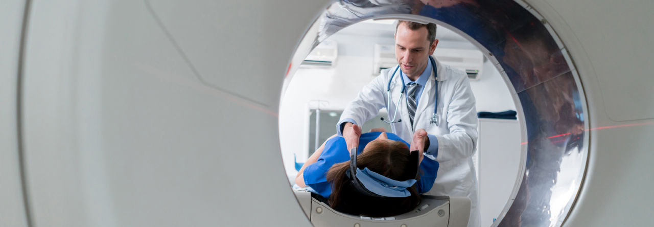 doctor with ipad