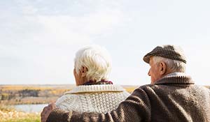 elderly couple